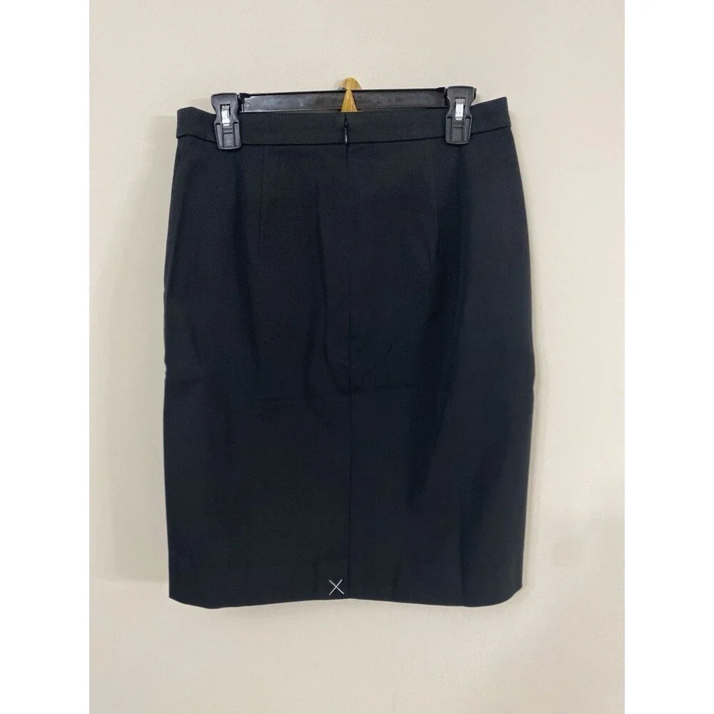 J.Crew Factory  Womens Pencil Skirt In Black NWT Size 6